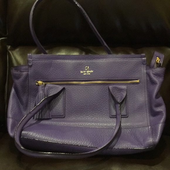 Kate Spade purple handbag - Picture 1 of 2